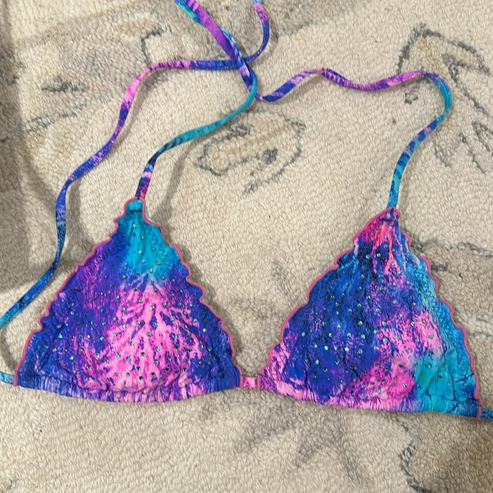 Luli fama traingle bikini reef top small